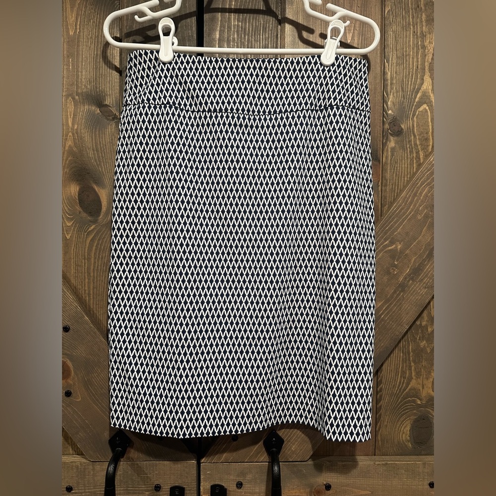 Margaret M Medium Navy Pencil Skirt